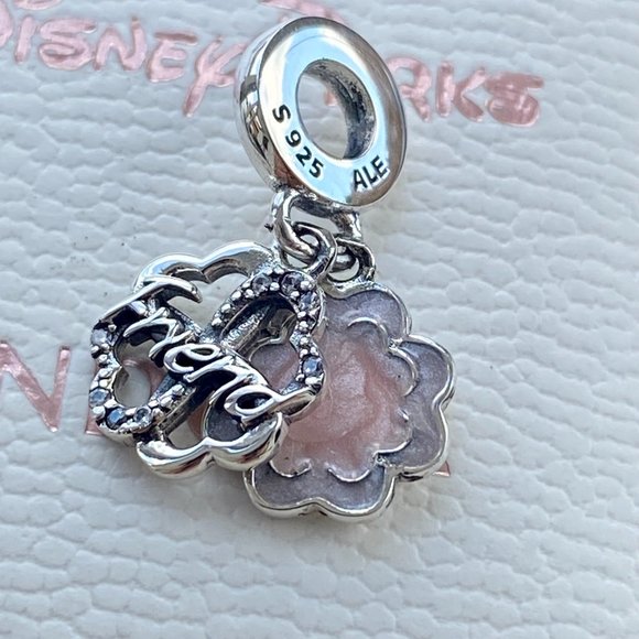 PANDORA Four-leaf Clover Friendship Double Dangle Charm